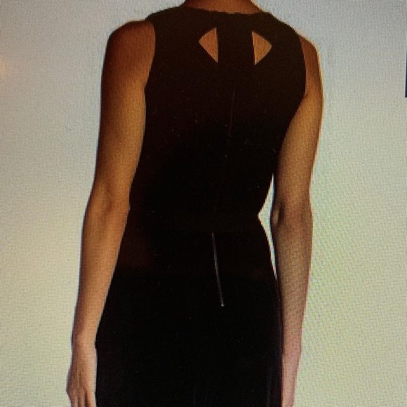 Gabby Skye Velvet Waist Tie Jumpsuit - Picture 5 of 8